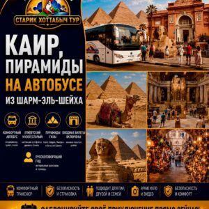 Экскурсия в Каир и Пирамиды из Шарм-эль-Шейха на автобусе by star khattabych tour