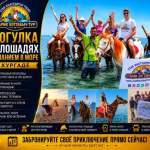 Прогулка на лошадях с купанием в море by star khattabych tours
