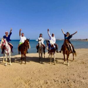 Прогулка на лошадях с купанием в море by star khattabych tours 6