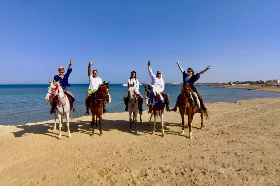Прогулка на лошадях с купанием в море by star khattabych tours 6