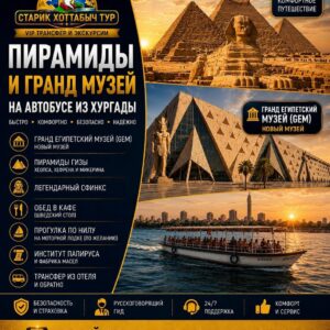 Пирамиды и Гранд Музей на автобусе из Хургады by Star Khattabych Tours